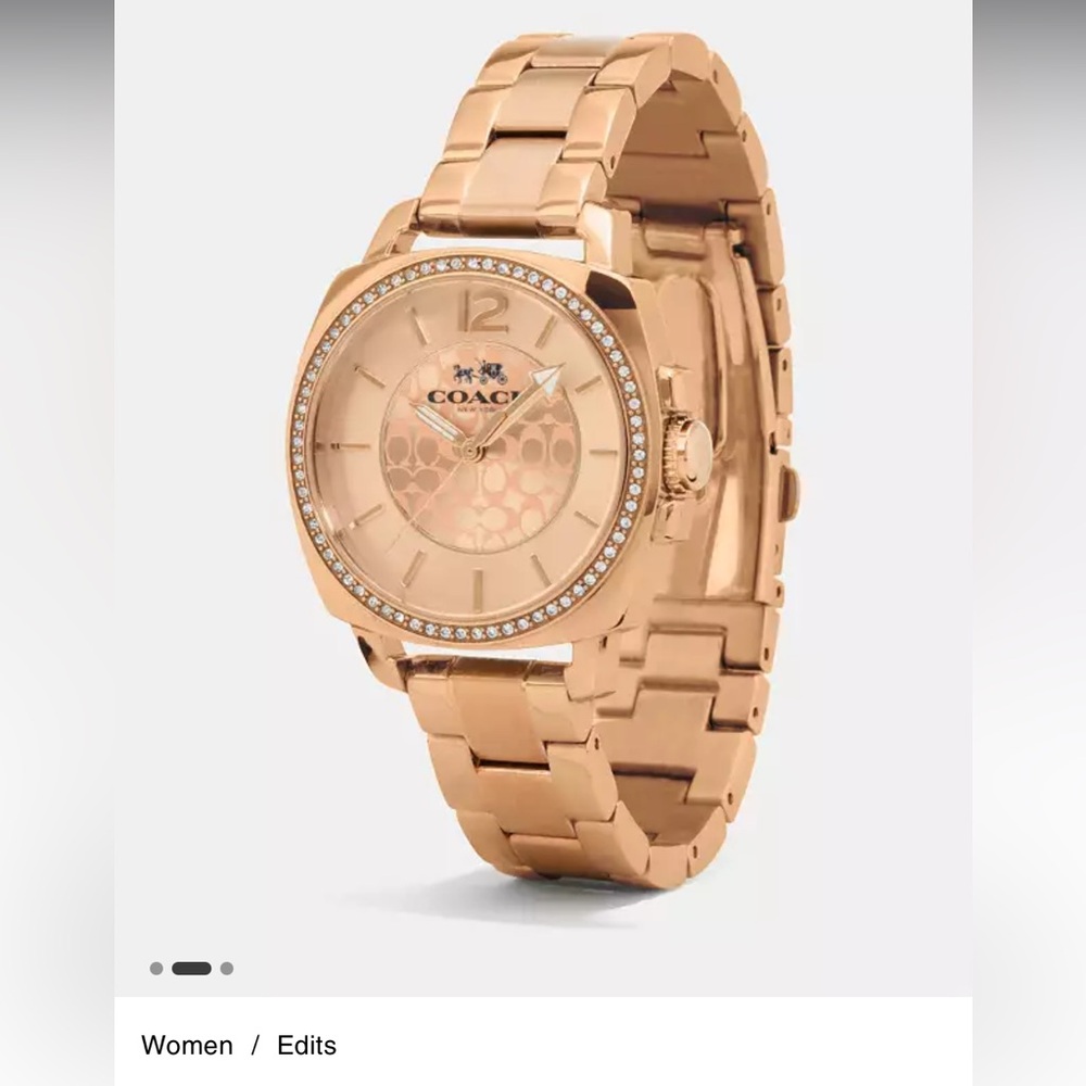Rose Gold Wearable Watch